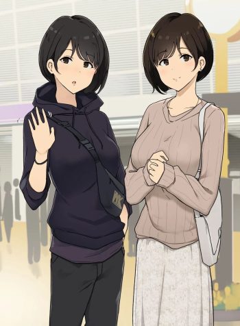 [Wakamatsu] Seikaku ga Seihantai na Futago to Tsukiatte 3P Sex Suru Ohanashi [English]