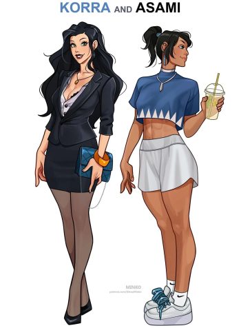 Korra and Asami: Office Story