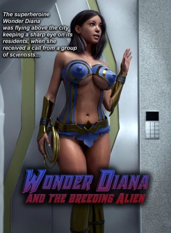 Wonder Diana And The Breeding Alien