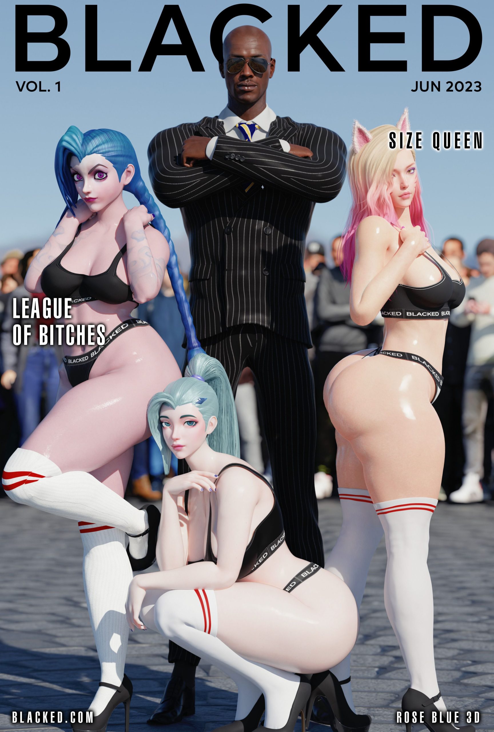 Blacked [Rose Blue 3D]