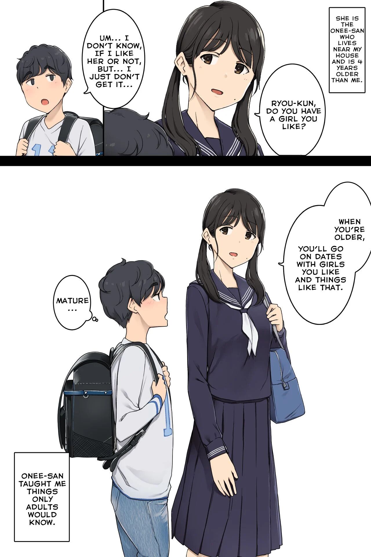 [Wakamatsu] Toshishita no Boku ni Otona na Koto o Oshiete kureru Osananajimi ni Onee-san [English]
