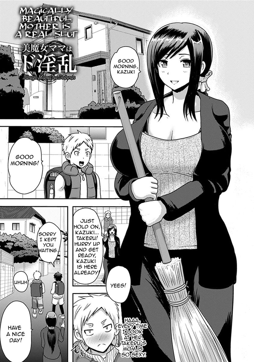 [Akuochisukii Sensei] Bimajo Mama wa Doinran | Magically Beautiful Mother is a Real Slut (Angel Club MEGA Vol. 14) [English]