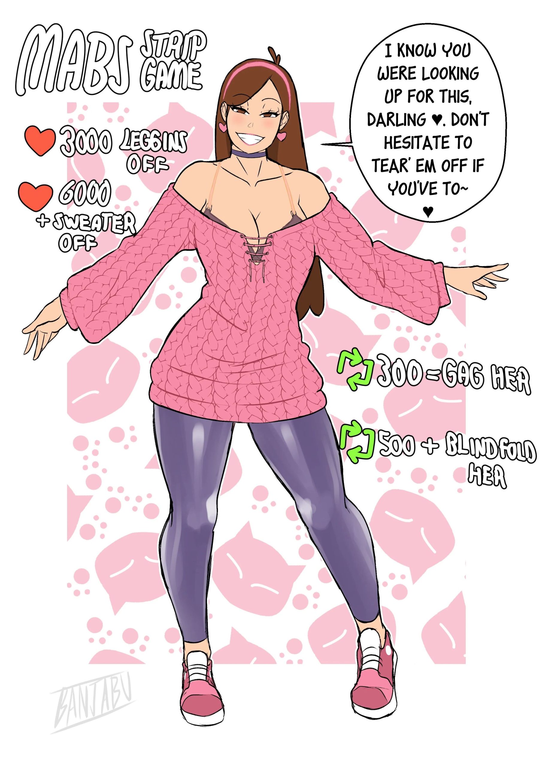 Mabel & Candy Stripgame