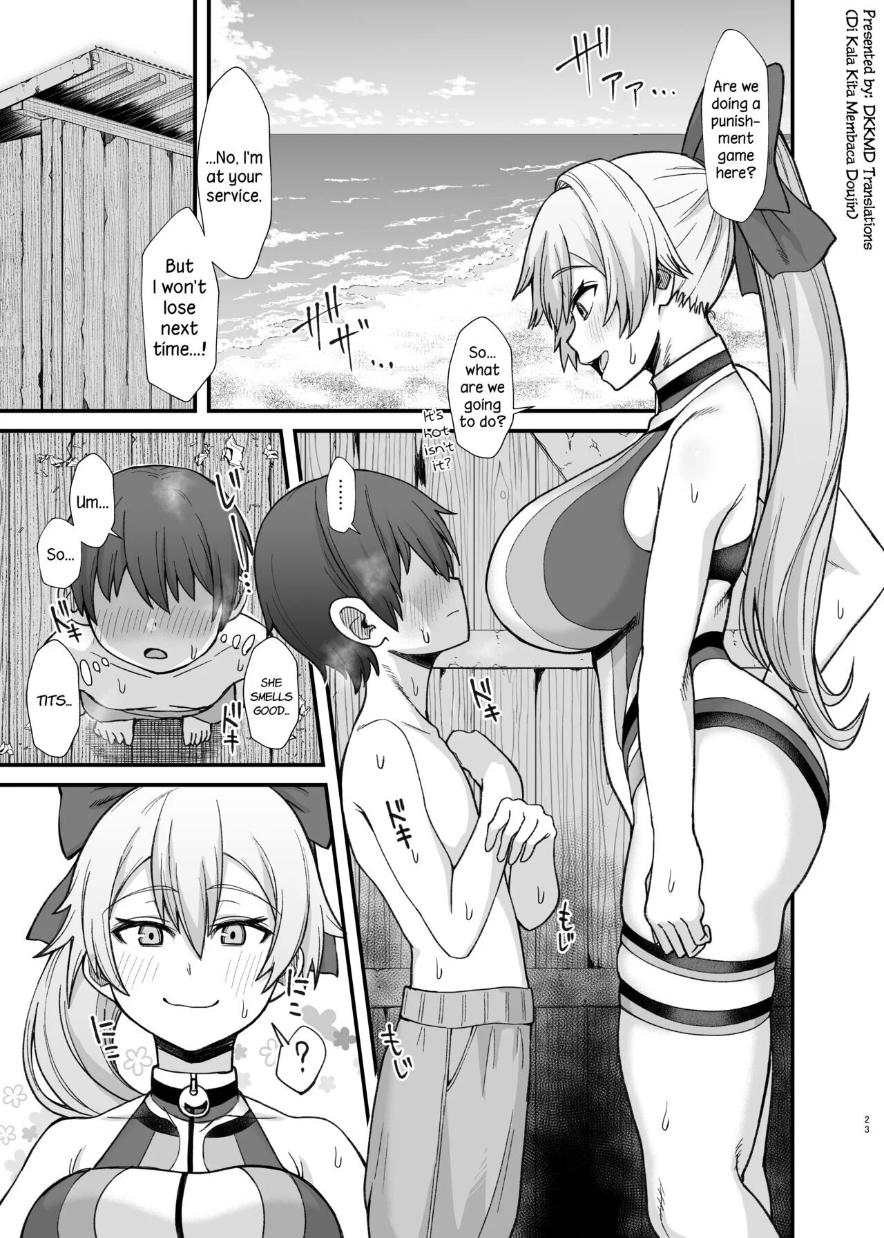 [Butachang] Tomoe Gozen ga Shota ni Batsu Game Sareru Hanashi | A Story of Tomoe Gozen Being Punished by a Shota (Fate/Grand Order) [English]