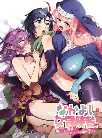 [Sonotaozey (Yukataro)] Nakayoshi Onna Boukensha wa Yoru ni Naru to Yadoya de Mechakucha Ecchi Suru [English]