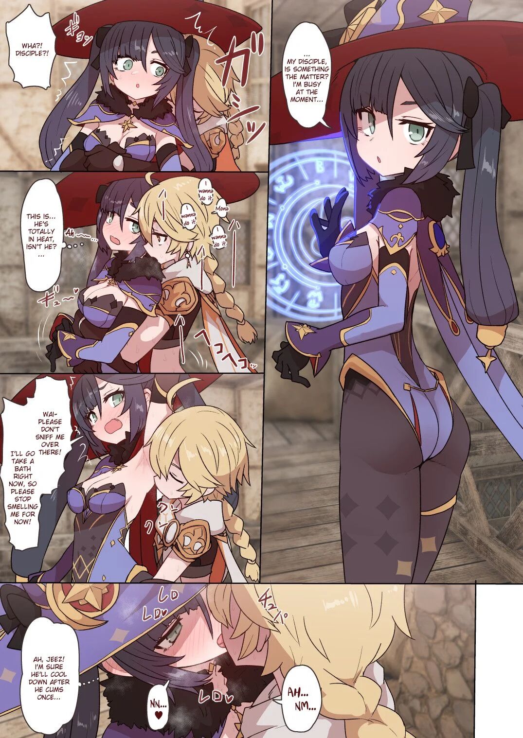 [Sumiyao] Mona Fischl Sorezore Nakadashi (Genshin Impact) [English]