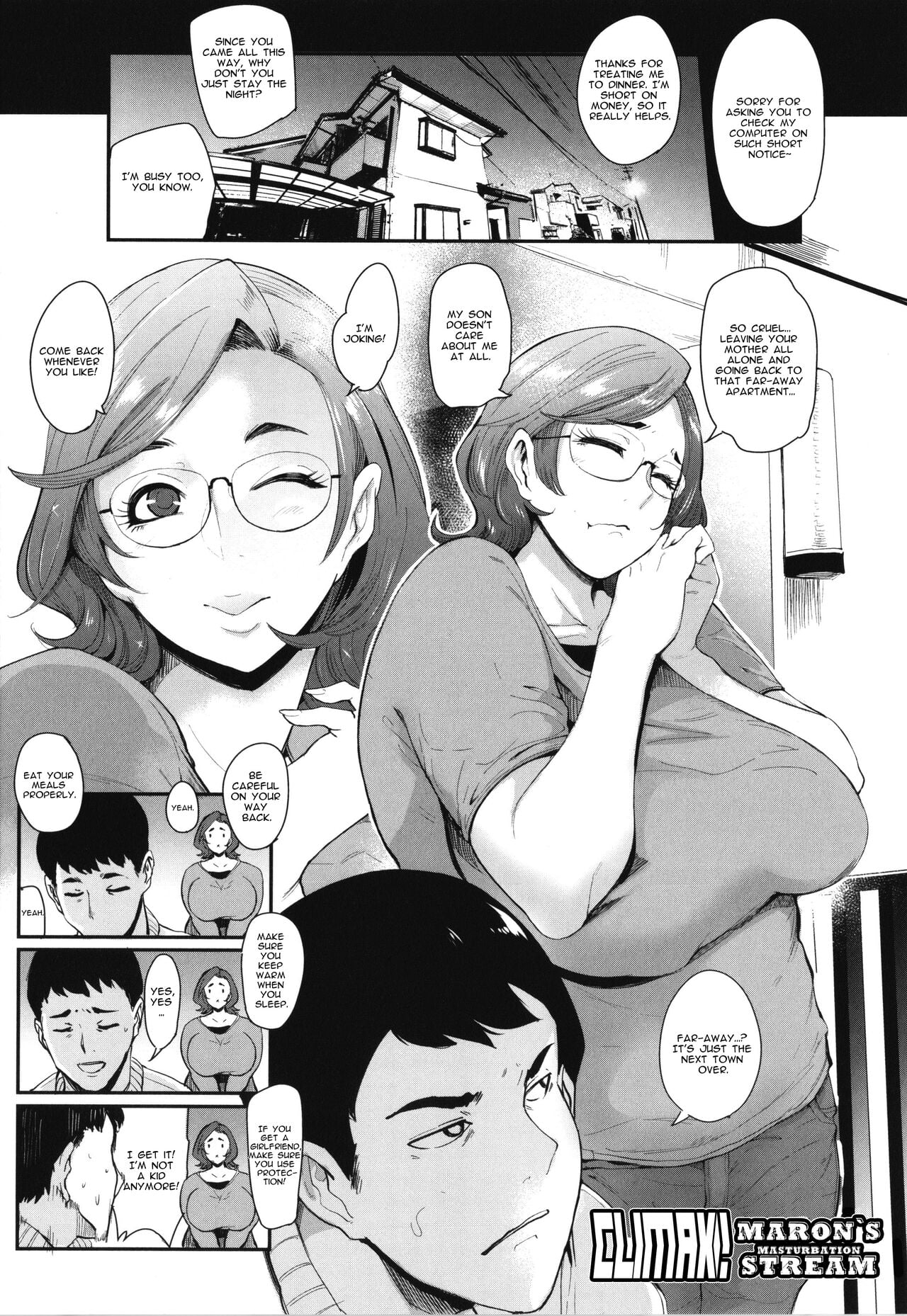[Otochichi] Zecchou! Maron no Nukinuki Channel | Climax! Maron`s masturbation stream (Mama-tachi no Kyouikuteki Ochinpo Shidou) [English]