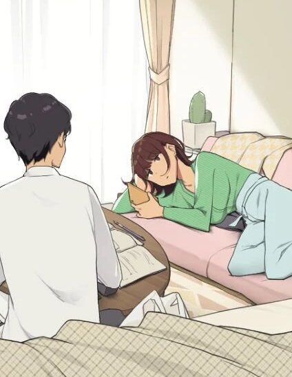 [Wakamatsu] Hitorigurashi no Joshidaisei no Oheya, Tomodachi to Ichinichi Shuuchuu shite Benkyoukai shiyou to Kimeta Hi | Preparing for exam with my friend [English]