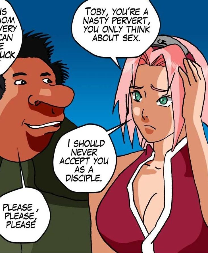 Sakura and Tobi (Naruto) [Super Melons]