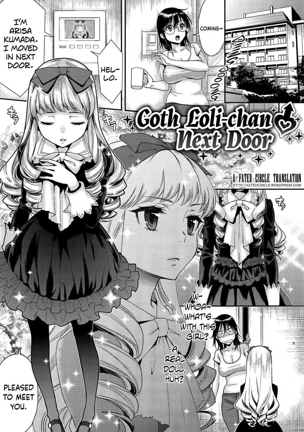 [Karube Guri] Tonari no Tsuiteru GothLoli-chan | Goth Loli-chan Next Door (Fushidara Honey) [English]