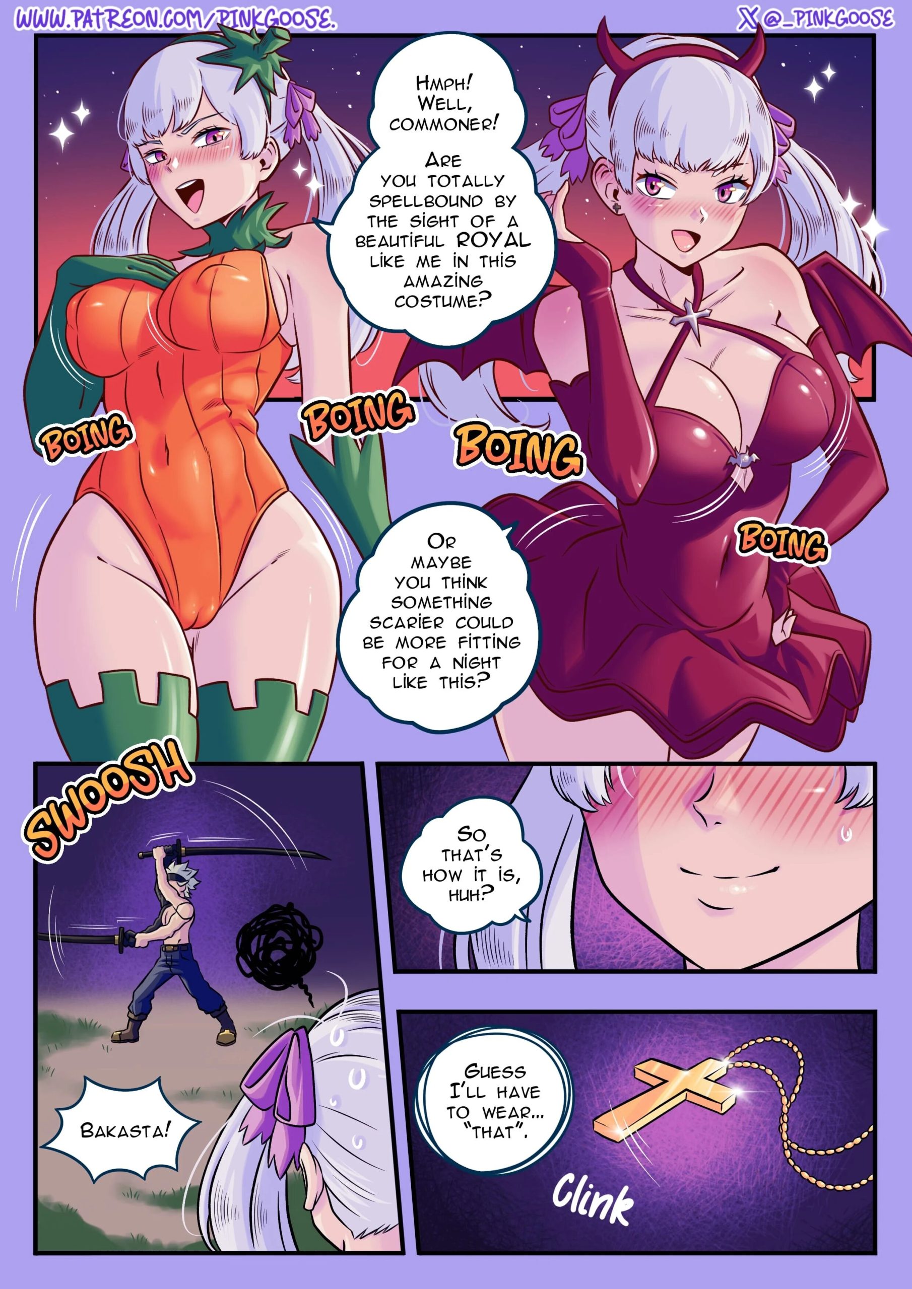 Noelle x Asta x Nero comic