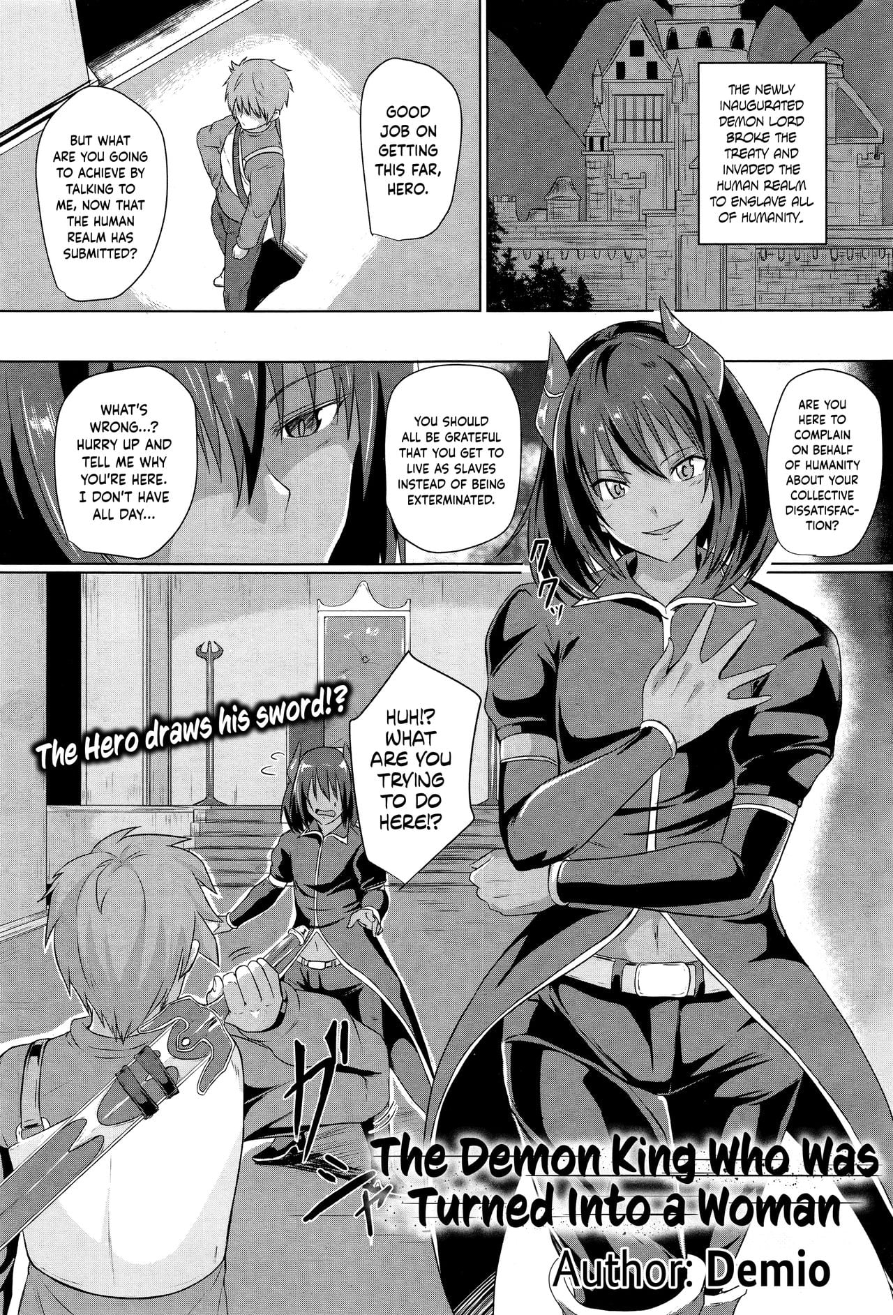 [Demio] The Demon King Who Was Turned Into A Woman | Onna ni Sareta Maou-sama (COMIC Unreal 2017-04 Vol. 66) [English]