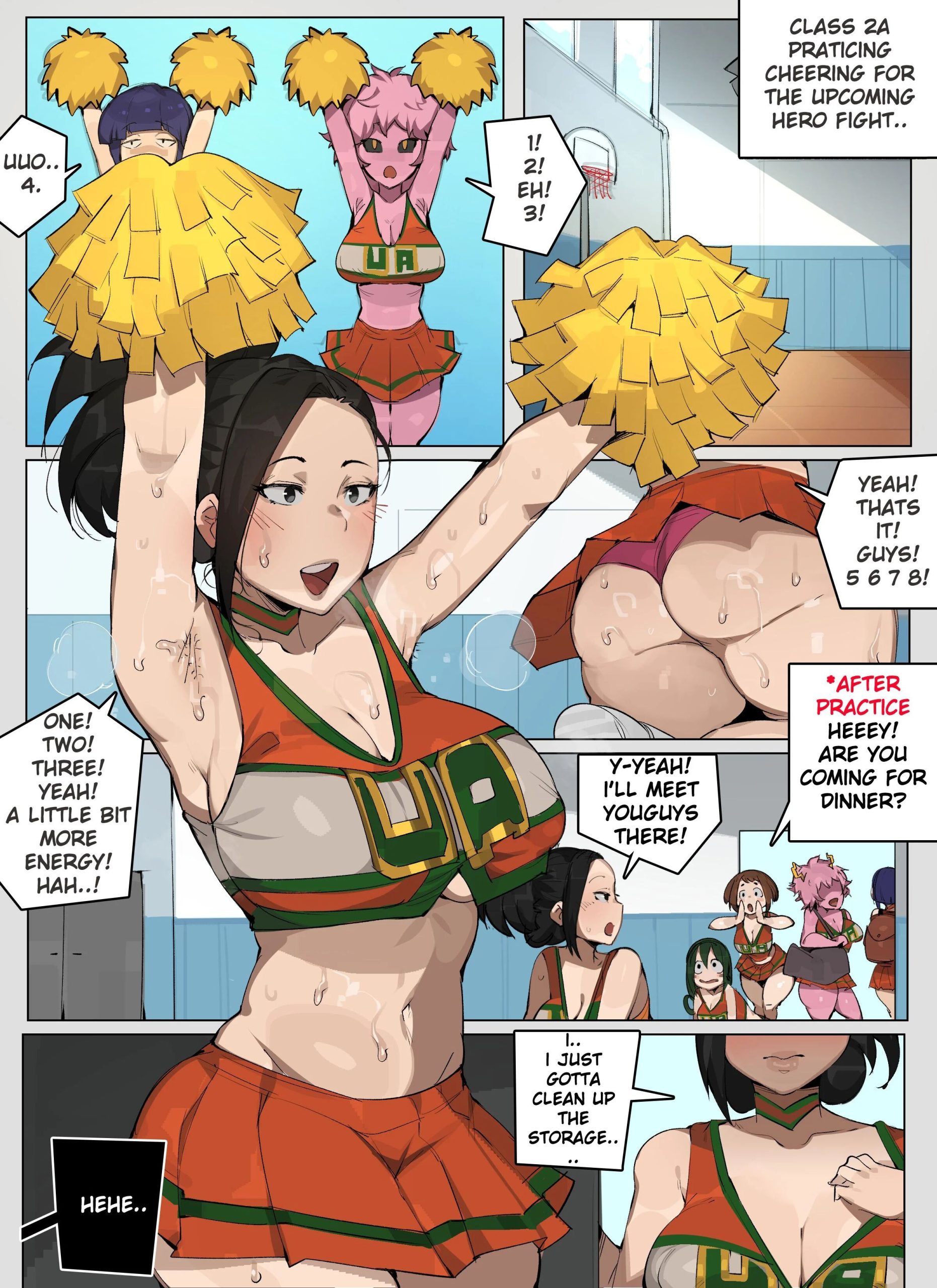 Momo always lets mineta get away with it