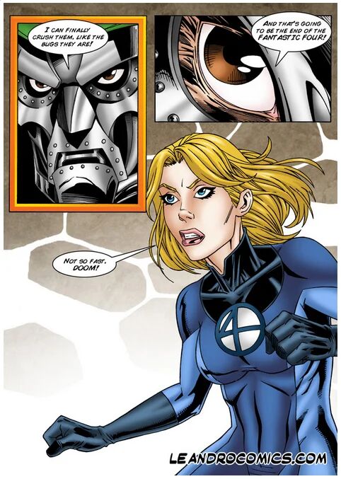 Only Invisible Woman can save the Fantastic Foursome from Dr. Doom!