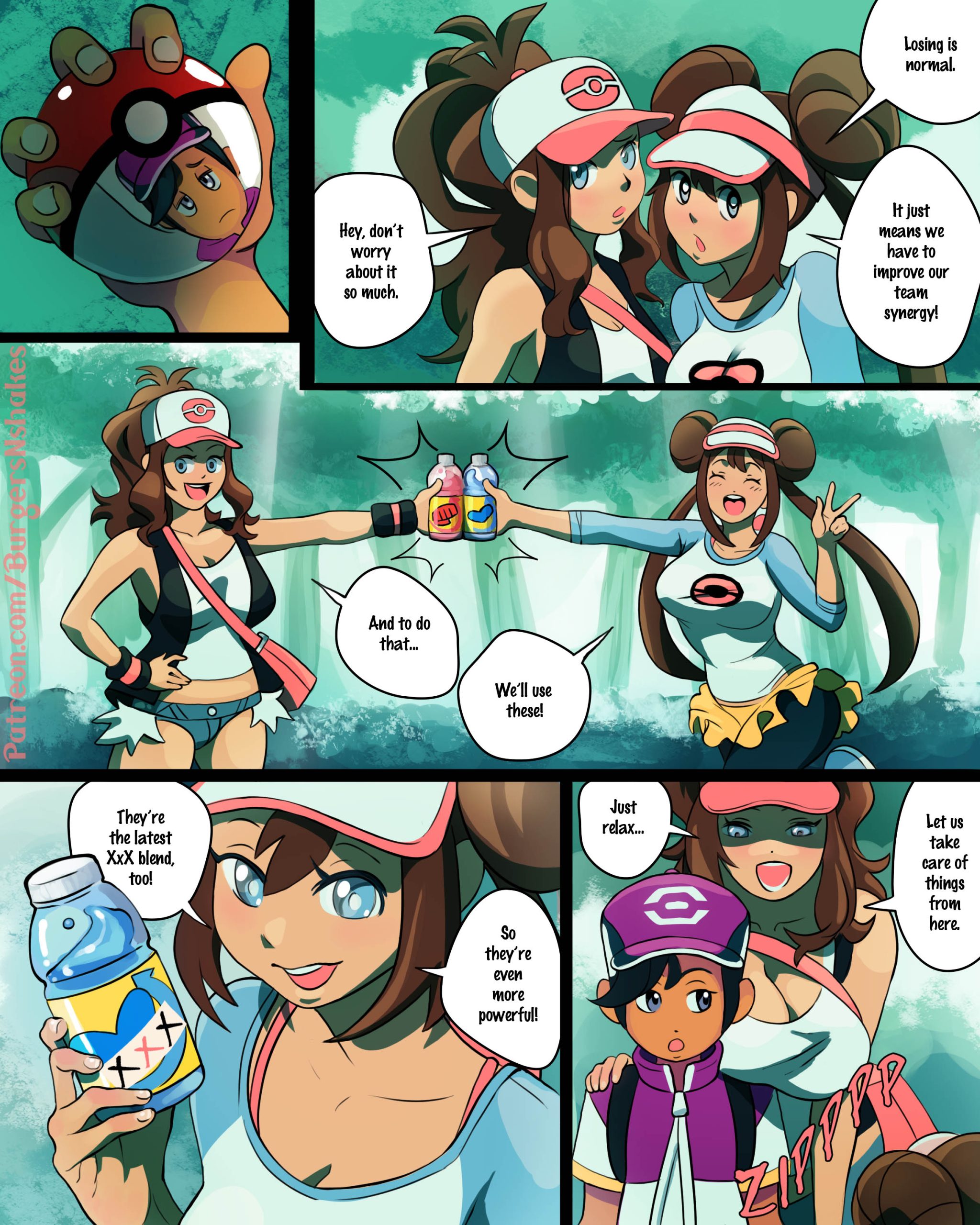 Hilda and Rosa level up with juice!